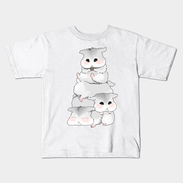 Cute hamsters Kids T-Shirt by Ilovethislife 